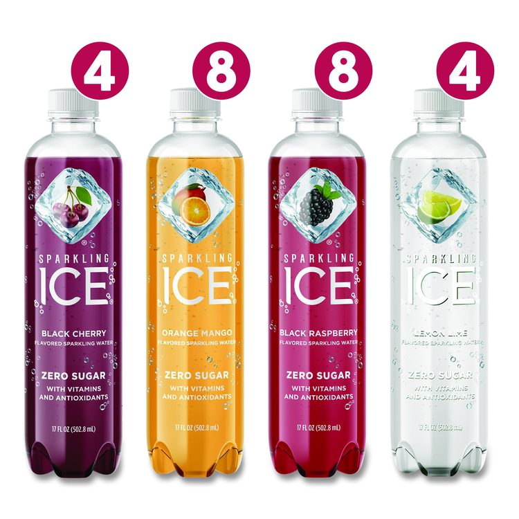 Fruit Frenzy Variety Pack, Assorted Flavors, 17 oz Bottle 24/Carton