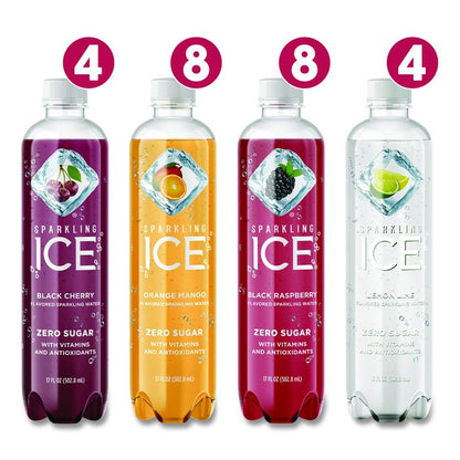 Fruit Frenzy Variety Pack, Assorted Flavors, 17 oz Bottle 24/Carton