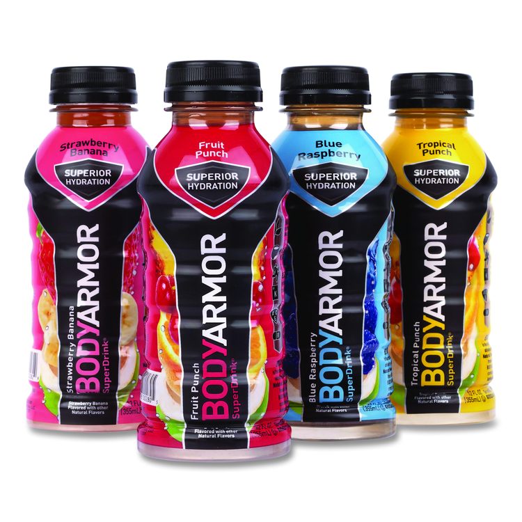 BASE Sports Drink Variety Pack, Assorted Flavors, 12 oz Bottle, 24/Carton