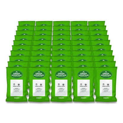 French Roast Coffee Fraction Packs, 2.2oz, 50/Carton