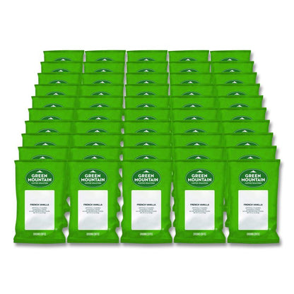 French Vanilla Coffee Fraction Packs, 2.2 oz, 50/Carton