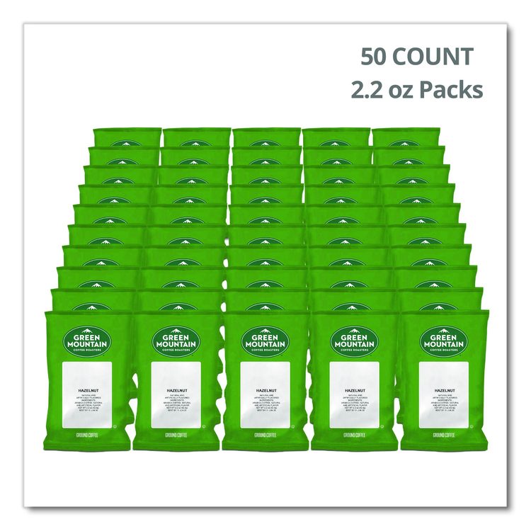 Hazelnut Coffee Fraction Packs, 2.2 oz, 50/Carton