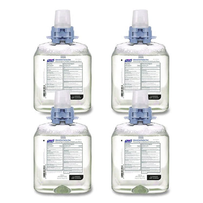 Advanced Hand Sanitizer Foam, For CS4 and FMX-12 Dispensers, 1,200 mL Refill, Unscented, 4/Carton