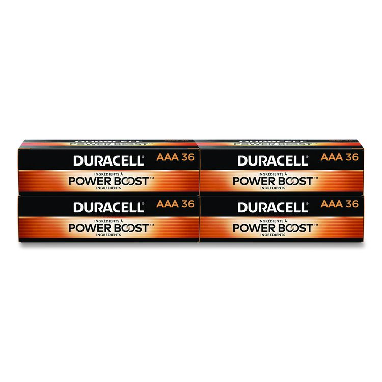 POWER BOOST Coppertop Alkaline AAA Batteries, 36/Pack, 4 Packs/Carton