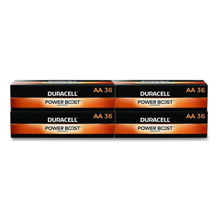 POWER BOOST Coppertop Alkaline AA Batteries, 36/Pack, 4 Packs/Carton