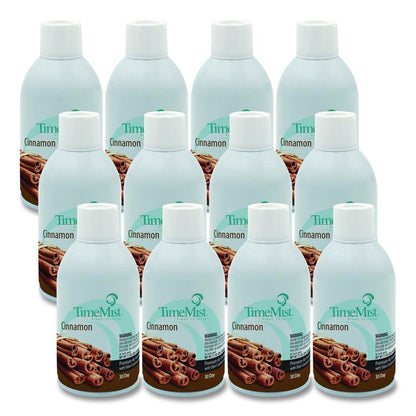 Premium Metered Air Freshener Refill, Cinnamon, 7.1 oz Aerosol Spray, 12/Carton