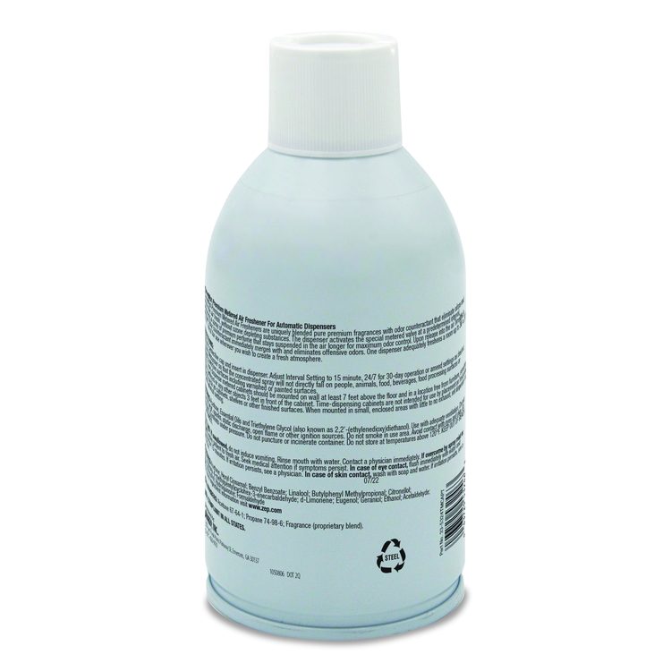 Premium Metered Air Freshener Refill, Caribbean Waters, 7.1 oz Aerosol Spray 12/Carton