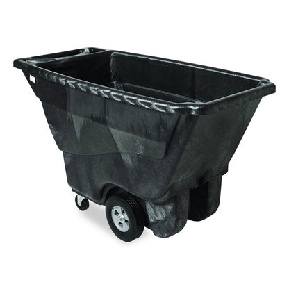 4" Caster for the 3/4" Std Duty Tilt Truck, Rigid Mount Plate, 4" Wheel, Black/Gray