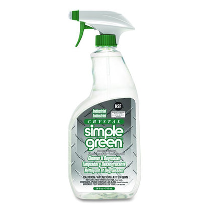 Crystal Industrial Cleaner/Degreaser, 24 oz Spray Bottle, 12/Carton