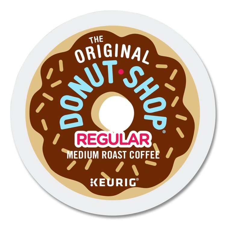 Donut Shop Coffee K-Cups, Regular, 96/Carton