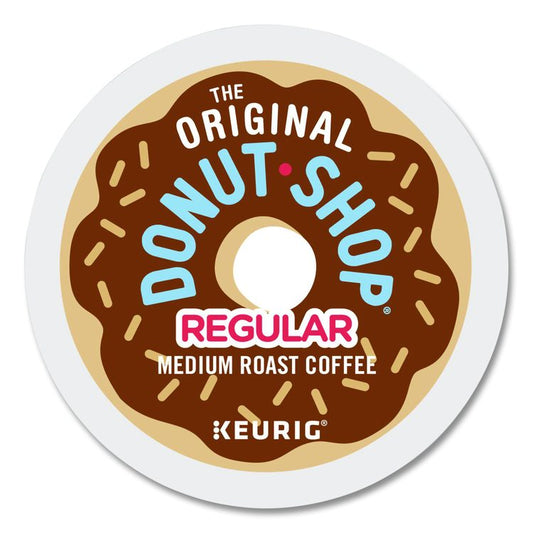 Donut Shop Coffee K-Cups, Regular, 96/Carton