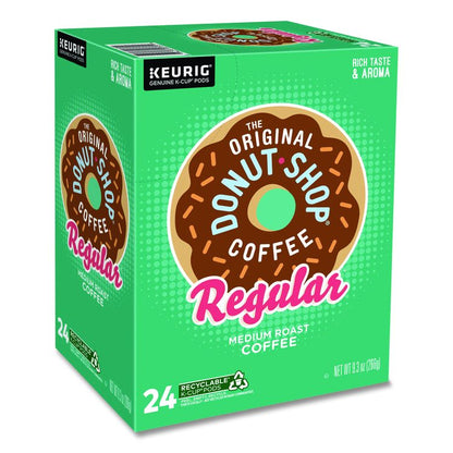 Donut Shop Coffee K-Cups, Regular, 96/Carton