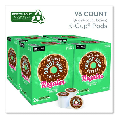 Donut Shop Coffee K-Cups, Regular, 96/Carton