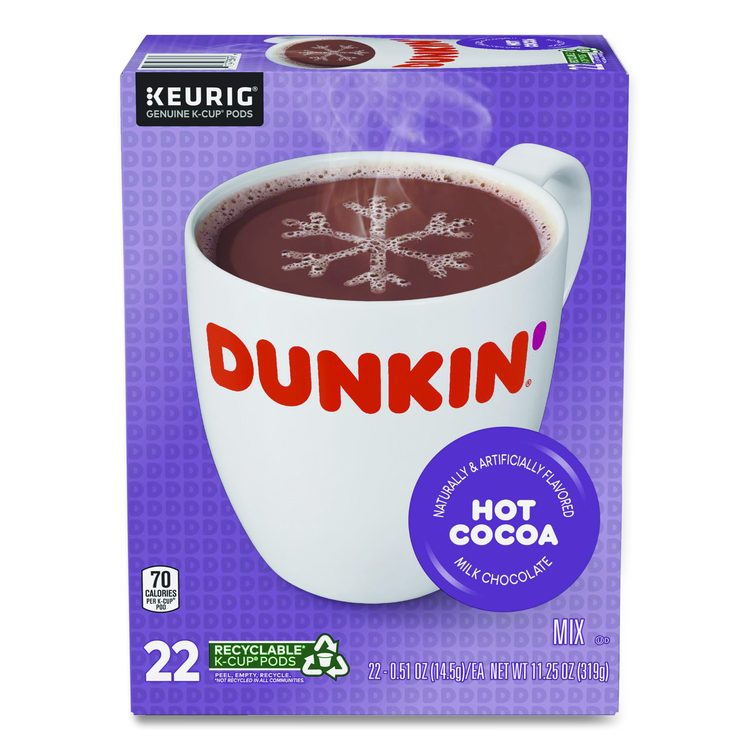 Milk Chocolate Hot Cocoa K-Cup Pods, 22/Box
