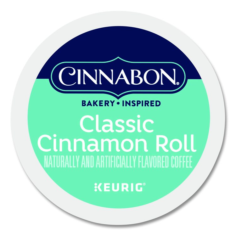 Cinnabon Classic Cinnamon Roll Coffee K-Cups, 24/Box