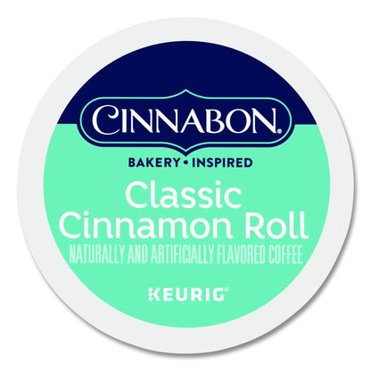 Cinnabon Classic Cinnamon Roll Coffee K-Cups, 24/Box