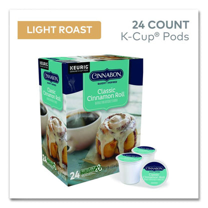 Cinnabon Classic Cinnamon Roll Coffee K-Cups, 24/Box