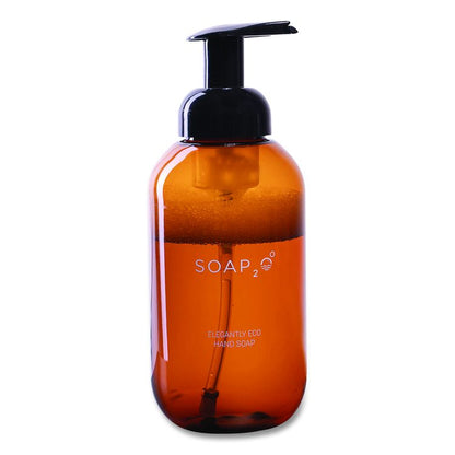 Eco Plastic Soap Dispenser, 500 mL, Brown