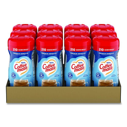 Non-Dairy Powdered Creamer, French Vanilla, 15 oz Canister, 12/Carton