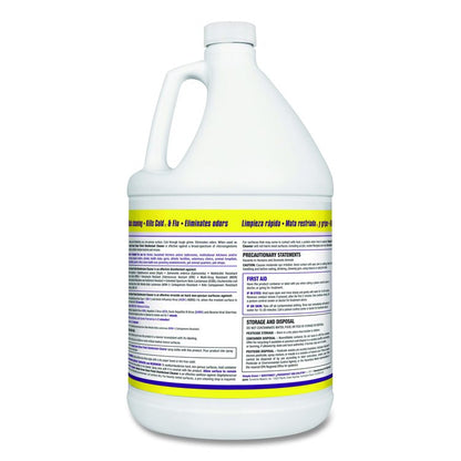 Clean Finish Disinfectant Cleaner, Herbal Scent, 1 gal Bottle, 4/Carton