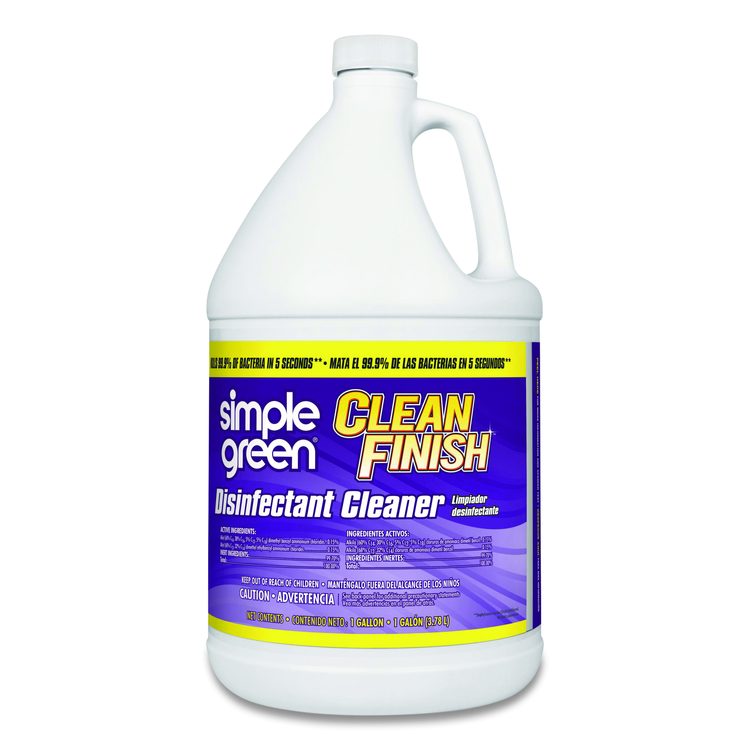 Clean Finish Disinfectant Cleaner, Herbal Scent, 1 gal Bottle
