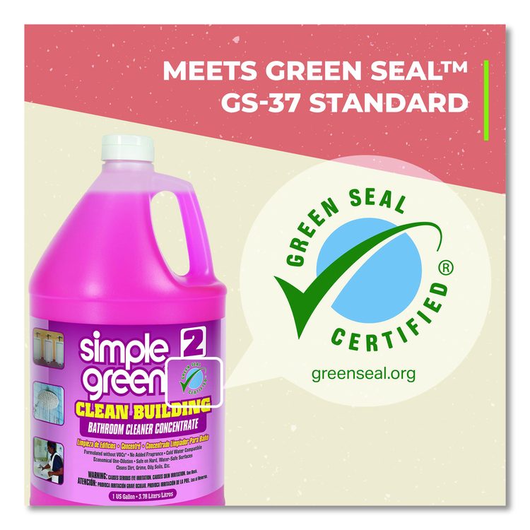 Clean Building Bathroom Cleaner Concentrate, Unscented, 1gal Bottle