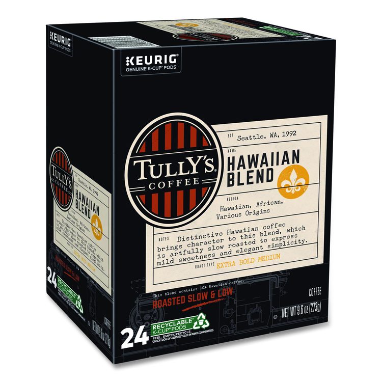 Hawaiian Blend Coffee K-Cups, 24/Box