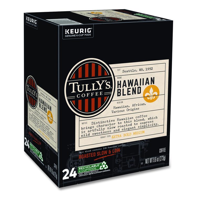 Hawaiian Blend Coffee K-Cups, 96/Carton