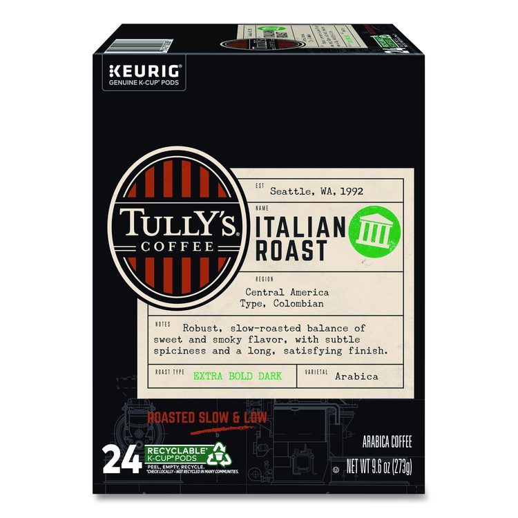 Italian Roast Coffee K-Cups, 24/Box