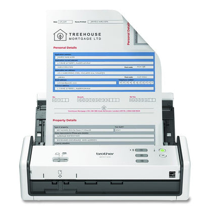 ADS-1300 Compact Desktop Scanner, 600 dpi Optical Resolution, 20-Sheet Duplex Auto Document Feeder