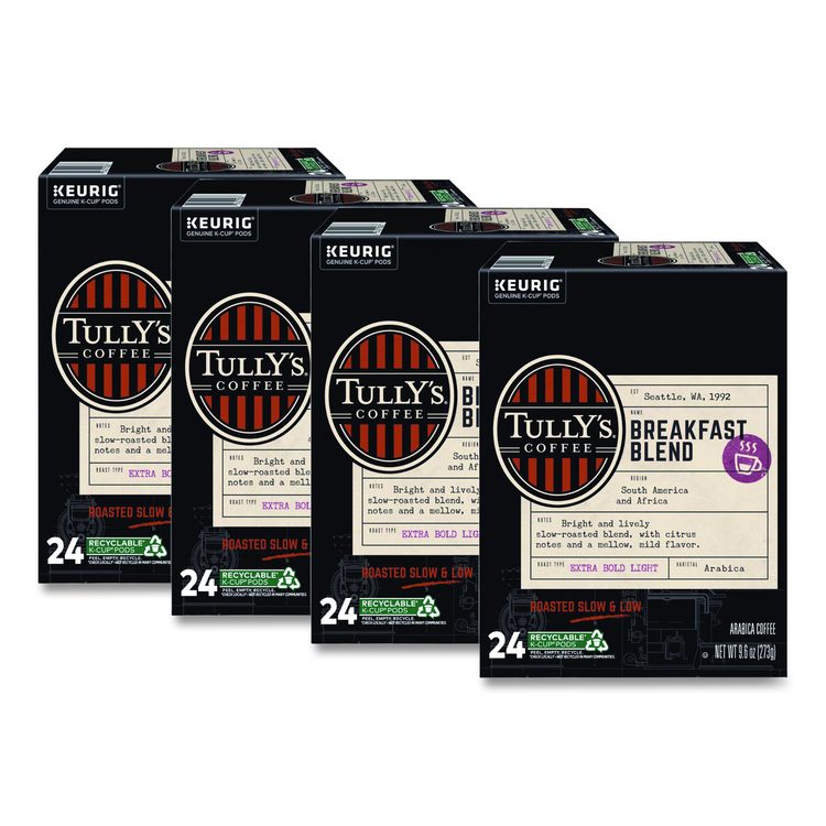 Breakfast Blend Coffee K-Cups, 96/Carton
