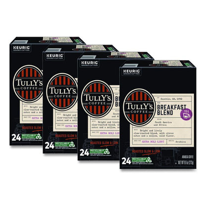 Breakfast Blend Coffee K-Cups, 96/Carton