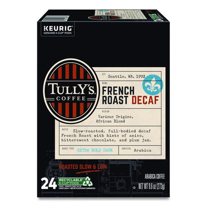 French Roast Decaf Coffee K-Cups, 24/Box