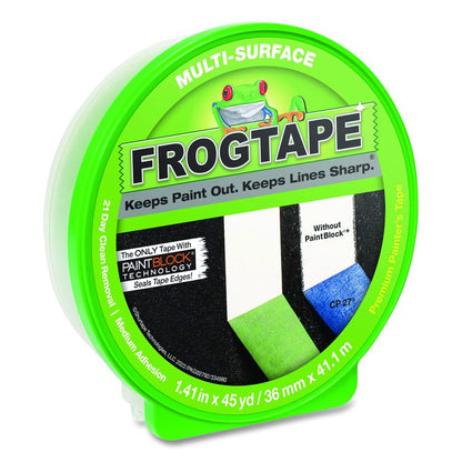 FrogTape Multi-Surface Painting Tape, 1.41" x 45 yds, Green