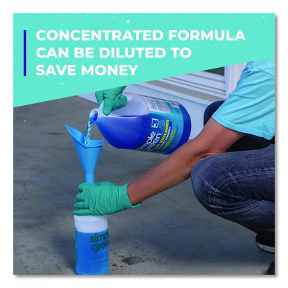 Clean Building Glass Cleaner Concentrate, 1 gal Bottle, 2/Carton