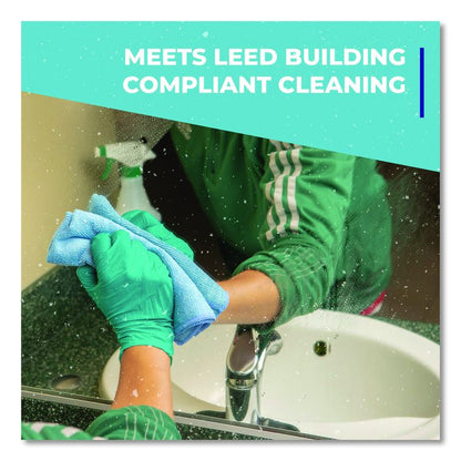 Clean Building Glass Cleaner Concentrate, 1 gal Bottle, 2/Carton