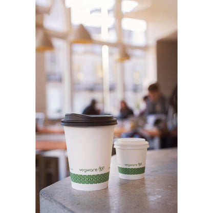 62-Series Compostable Hot Cups, 4 oz, Paper, White, 1,000/Carton