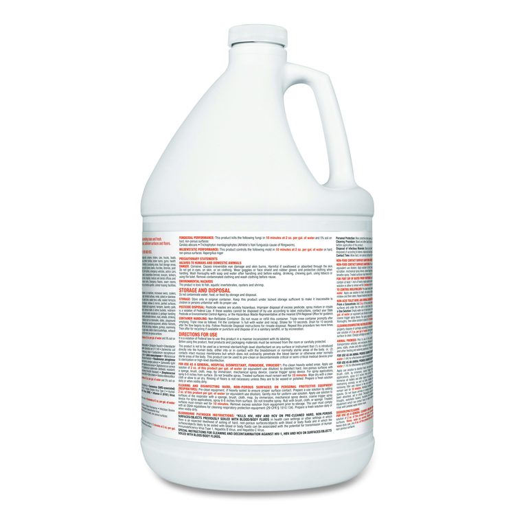 d Pro 3 Plus Antibacterial Concentrate, Herbal Scent, 1 gal Bottle, 6/Carton