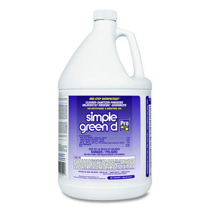 d Pro 5 Disinfectant, Unscented, 1 gal Bottle