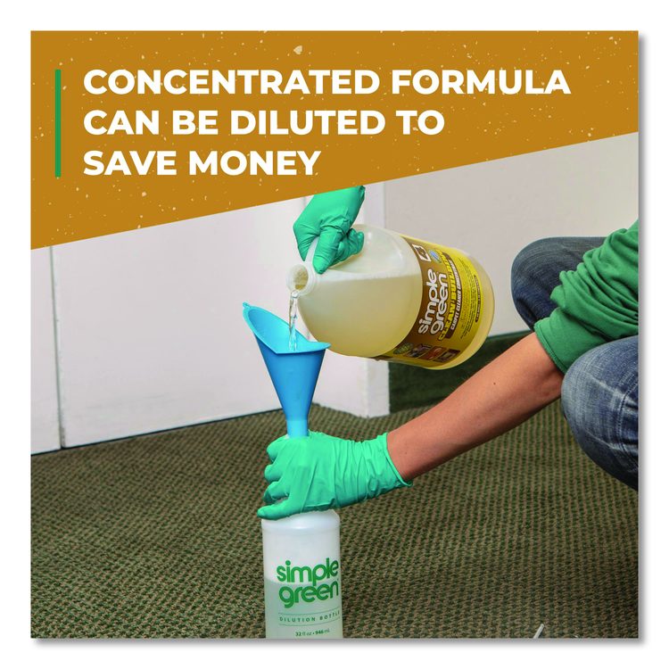 Clean Building Carpet Cleaner Concentrate, Unscented, 1gal Bottle