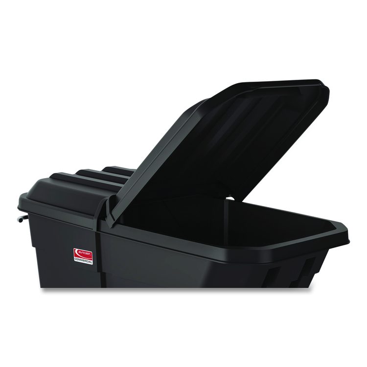 3/4 Cubic Yard Tilt Truck Lid, 31.69 x 67 x 6.9, Black