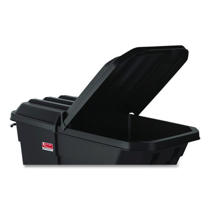 3/4 Cubic Yard Tilt Truck Lid, 31.69 x 67 x 6.9, Black