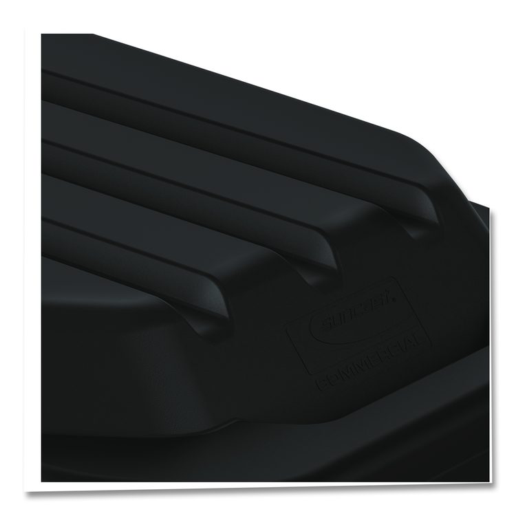 3/4 Cubic Yard Tilt Truck Lid, 31.69 x 67 x 6.9, Black