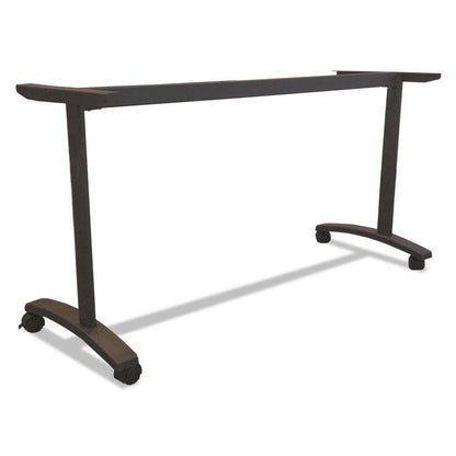 Alera Valencia Series Training Table T-Leg Base, 54w x 19.75d x 28.5h, Black