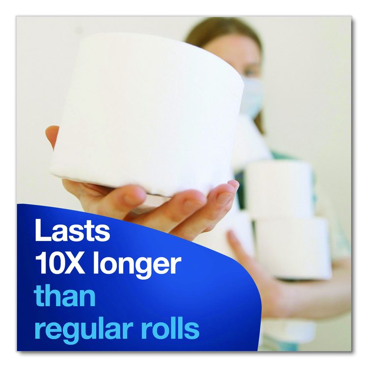 Advanced Coreless High Capacity Bath Tissue, 2-Ply, White, 1,000 Sheets/Roll, 12 Rolls/Carton