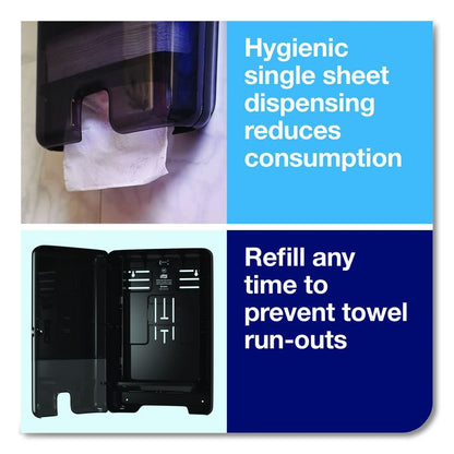 Xpress Multifold Hand Towel Dispenser H2, 11.9 x 4 x 17.5, Black
