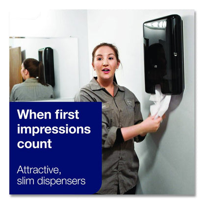 Xpress Multifold Hand Towel Dispenser H2, 11.9 x 4 x 17.5, Black