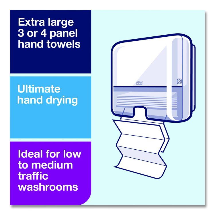 Xpress Mini Multifold Hand Towel Dispenser H2, 11.9 x 4 x 11.6, White