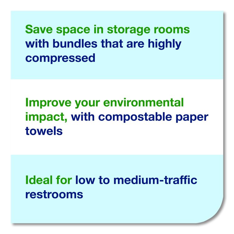 Xpress Compressed Multifold Hand Towels, 1-Ply, 8.3 x 9.25, White, 250/Pack, 12 Packs/Carton