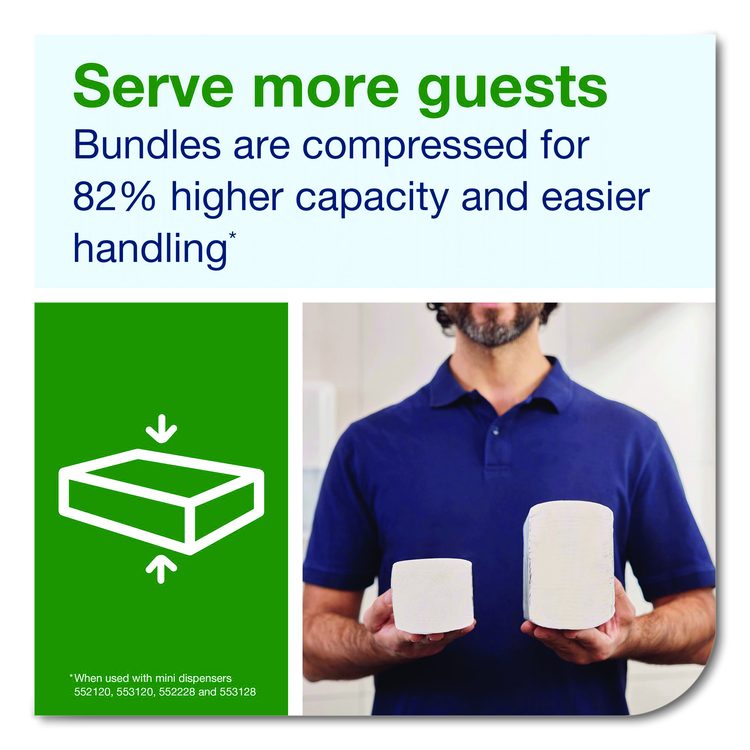 Xpress Compressed Multifold Hand Towels, 1-Ply, 8.3 x 9.25, White, 250/Pack, 12 Packs/Carton
